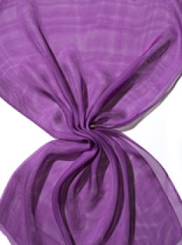 Seide (Meterware) Tissu de gaze 08, purpur-violett; 140