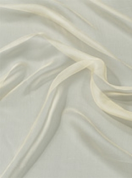 Seide (Meterware) Chiffon 3,5, sand; 110