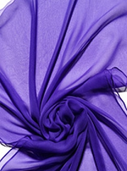 Langschal IDEEN 180x55 Chiffon 3,5, violett
