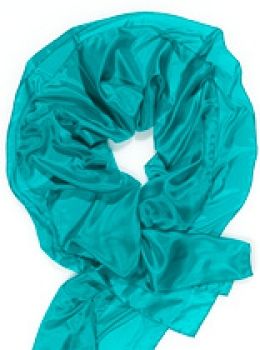 Langschal IDEEN 180x45 Pongé 05, lagune