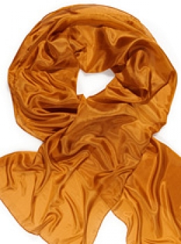 Langschal IDEEN 180x45 Pongé 05, kupfer