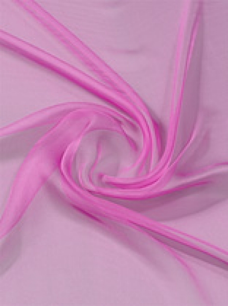 Seide (Meterware) Chiffon 3,5, altrosa; 110