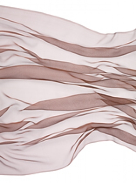 Seide (Meterware) Chiffon 3,5, cappuccino; 110