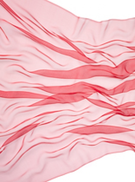 Seide (Meterware) Chiffon 3,5, passion-rot; 110