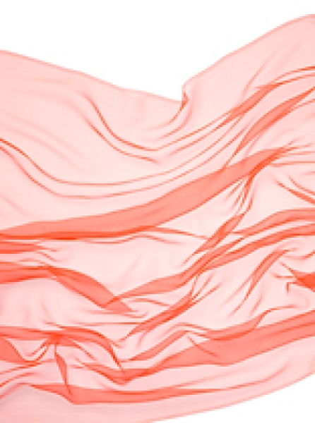 Seide (Meterware) Chiffon 3,5, karotte; 110