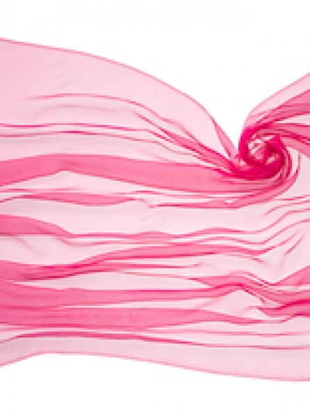 Seide (Meterware) Chiffon 3,5, fuchsia; 110