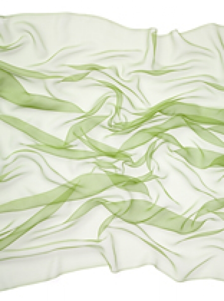 Seide (Meterware) Chiffon 3,5, peridot; 110