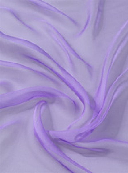 Seide (Meterware) Chiffon 3,5, flieder; 110