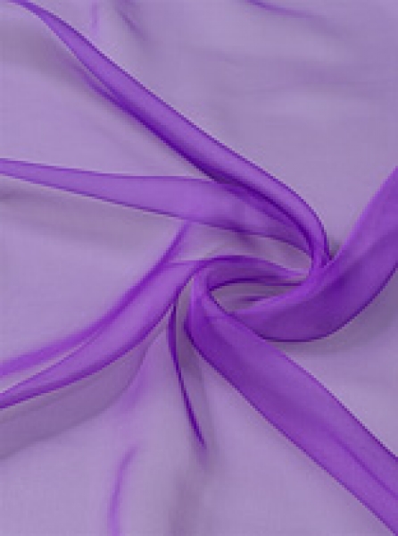Seide (Meterware) Chiffon 3,5, lavendel; 110