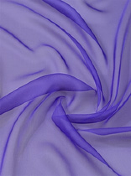 Seide (Meterware) Chiffon 3,5, violett; 110