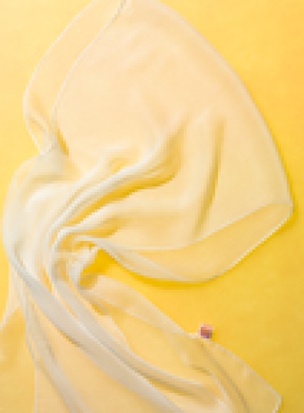Langschal 100%SILK 180x45 Chiffon 3,5