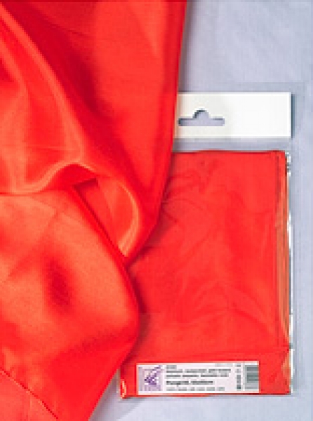 Nickituch IDEEN 55x55 Pongé 05, feuerrot